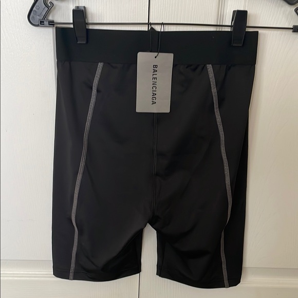 NWT. Balenciaga Black Bicycle Shorts #73 - Picture 3 of 6